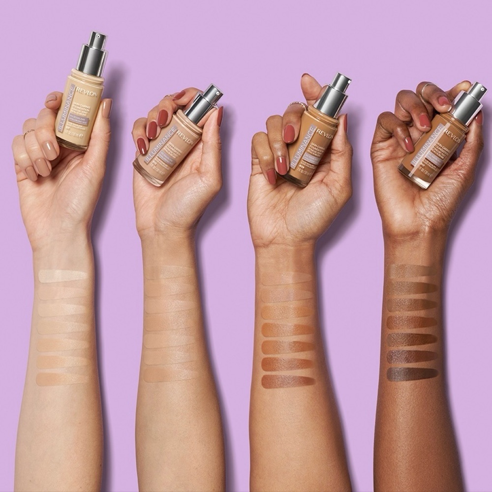 3/$12 Revlon 613 Honey Java Illuminance Skin Caring Foundation 1oz - Picture 8 of 8